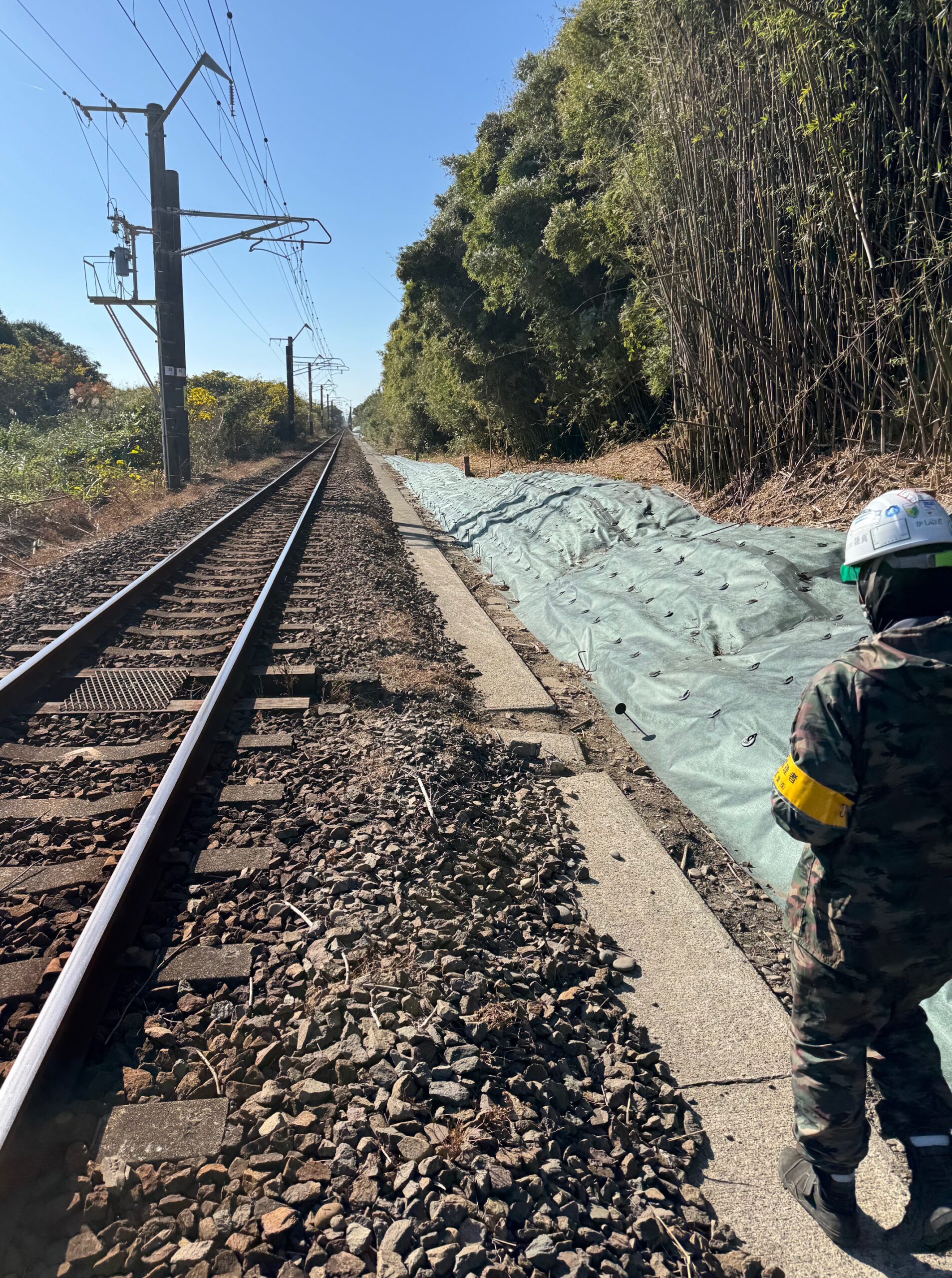 軌道内土木法面工事